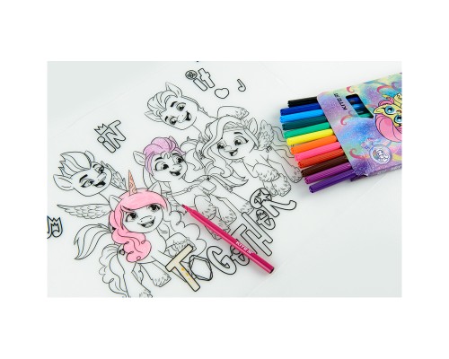 Підкладка настільна Kite силіконова розмальовка My Little Pony, 30х40см (LP22-424)