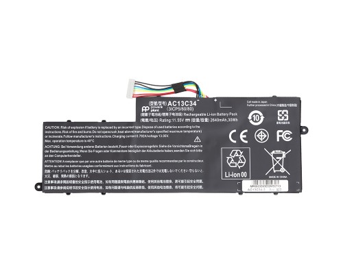 Акумулятор до ноутбука ACER Aspire V5-122P (AC13C34) 11.55V 2640mAh PowerPlant (NB410651) 