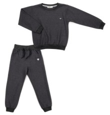 Спортивний костюм дитячий Breeze з емблемою (18239-128B-gray)