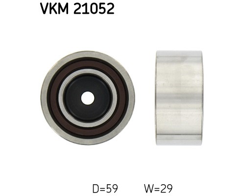 Ролик натягувача ременя SKF VKM 21052
