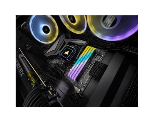 Модуль пам'яті для комп'ютера DDR5 64GB (2x32GB) 5600 MHz Vengeance RGB Black Corsair (CMH64GX5M2B5600C36)