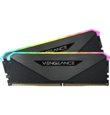 Модуль пам'яті для комп'ютера DDR5 64GB (2x32GB) 5600 MHz Vengeance RGB Black Corsair (CMH64GX5M2B5600C36)