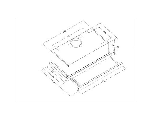 Витяжка кухонна Borgio TLC (TR) 60 Inox
