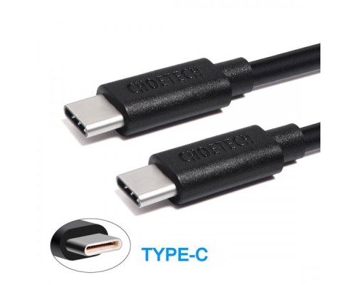 Дата кабель USB-C to USB-C 1.0m Choetech (CC0002)