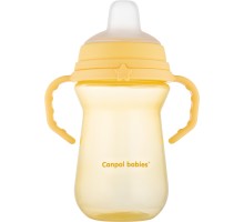 Поїльник-непроливайка Canpol babies з силіконовим носиком FirstCup 250 мл Жовта (56/615_yel)