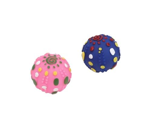 Іграшка для собак Eastland Розписаний м'яч 7 см (6970115700468)