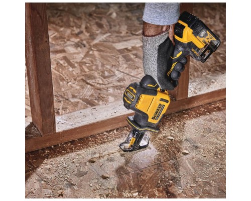 Шабельна пила DeWALT 18В XR Li-lon, 0 – 2800 хід/хв, 1.43 кг, TSTAK (без АКБ та ЗП) (DCS369NT)