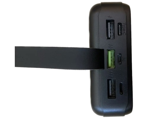 Батарея універсальна XO 30000mAh, PD/18W, QC3.0/22.5W, flashlight, Input(Micro,Type-C,Lightning), Output(3*USB,Type-C) (XO-PR156 / 29212) 
