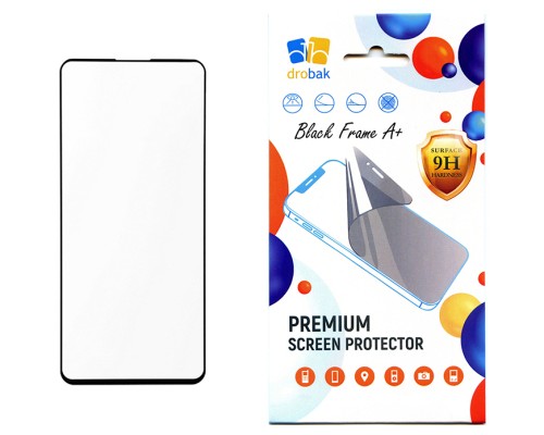 Скло захисне Drobak Samsung Galaxy S23 Plus Black Frame A+ (505096) (505096)