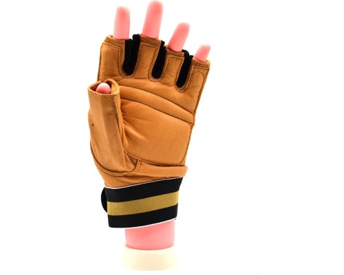 Рукавички для фітнесу MadMax MFG-248 Clasic Brown L (MFG-248-Brown_L)