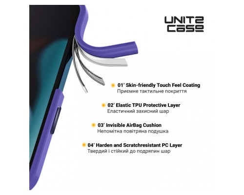 Чохол до мобільного телефона Armorstandart UNIT2 Apple iPhone 14 Lavander (ARM69942)