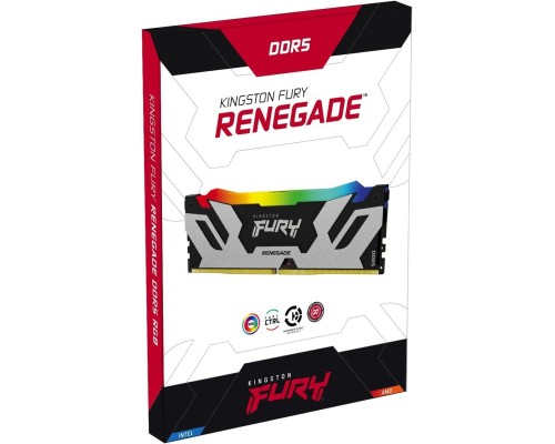 Модуль пам'яті для комп'ютера DDR5 32GB 6000 MHz Renegade RGB Kingston Fury (ex.HyperX) (KF560C32RSA-32) Модуль пам'яті для комп'ютера DDR5 32GB 6000 MHz Renegade RGB Kingston Fury (ex.HyperX) (KF560C32RSA-32)