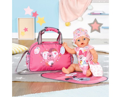 Аксесуар до ляльки Zapf Сумка для ляльки Baby Born Турбота про малюка S2 з аксесуарами (832455)