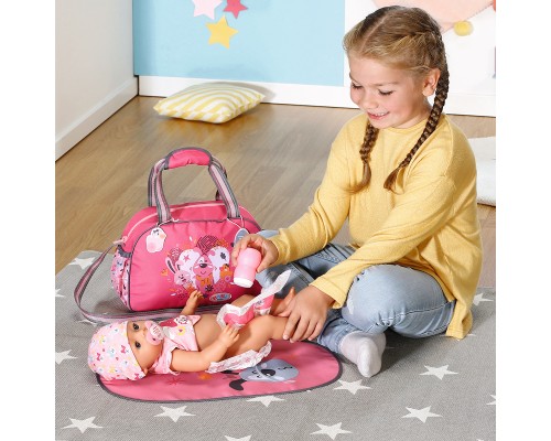 Аксесуар до ляльки Zapf Сумка для ляльки Baby Born Турбота про малюка S2 з аксесуарами (832455)