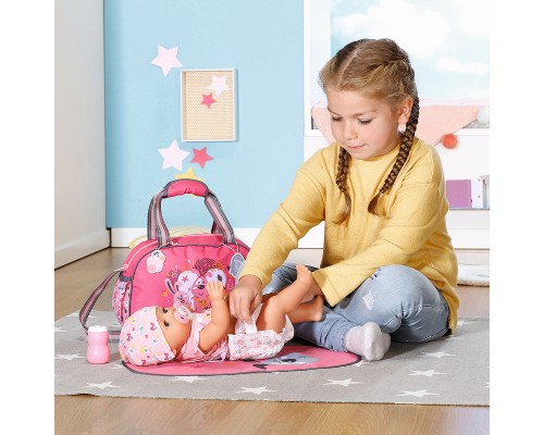 Аксесуар до ляльки Zapf Сумка для ляльки Baby Born Турбота про малюка S2 з аксесуарами (832455)