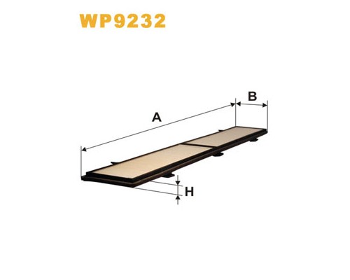 Фільтр салону Wixfiltron WP9232