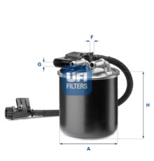 Фільтр паливний UFI 24.193.00