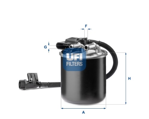Фільтр паливний UFI 24.193.00