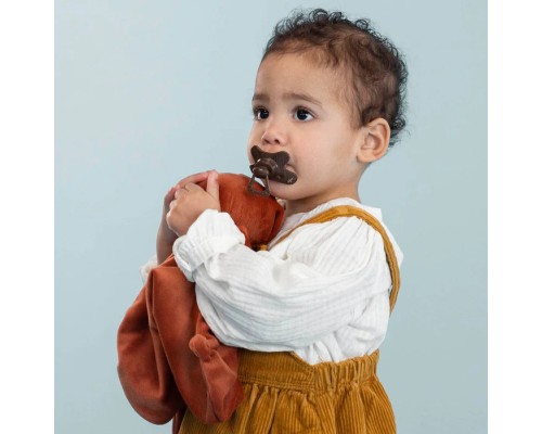 Пустушка Difrax Natural, 20+ міс (803 Chocolate_lines)