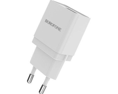 Зарядний пристрій BOROFONE BA19A Nimble single port White (BA19AW)