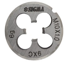 Плашка Sigma М10x1.0мм (1604261)