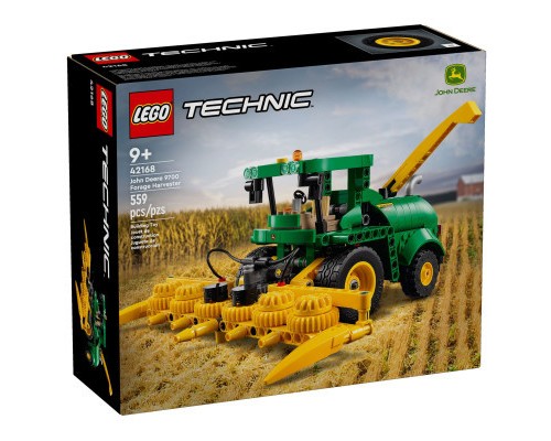 Конструктор LEGO Technic Кормозбиральний комбайн John Deere 9700 559 деталей (42168)