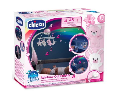 Мобіле Chicco проектор на ліжечко 3 в 1 