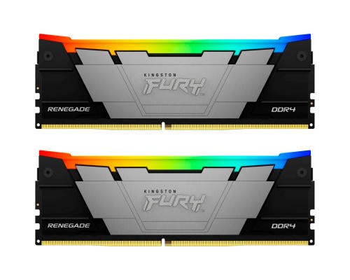 Модуль пам'яті для комп'ютера DDR4 16GB (2x8GB) 3200 MHz Renegate RGB Kingston Fury (ex.HyperX) (KF432C16RB2AK2/16)