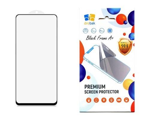 Скло захисне Drobak Google Pixel 8 Pro Black Frame A+ (535383)