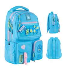 Рюкзак шкільний Kite Education teens 2587M-6 Be Ukraine (K24-2587M-6)