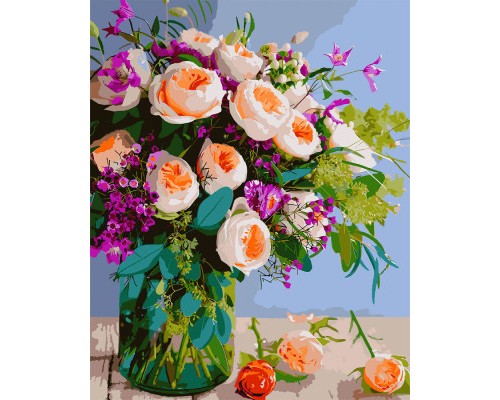 Картина по номерам Santi Чарівний букет 40*50 (954830)