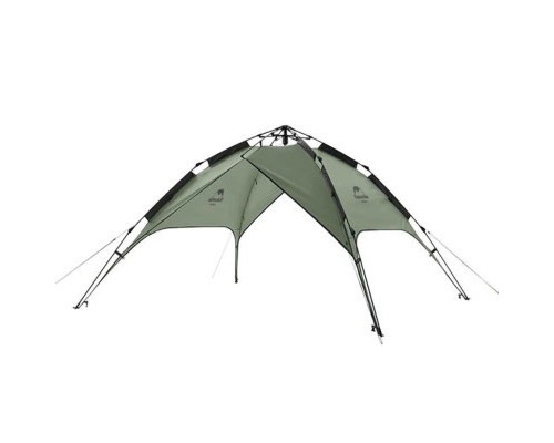 Намет Naturehike тримісний автоматичний NH21ZP008 темно-зелений (6976023922336)