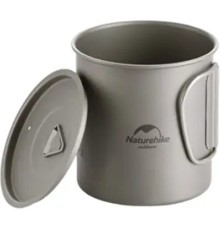 Чашка туристична Naturehike NH20CJ005 титанова з ручкою 200 мл (6927595745762)