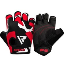 Рукавички для фітнесу RDX F6 Sumblimation Red XL (WGS-F6R-XL)