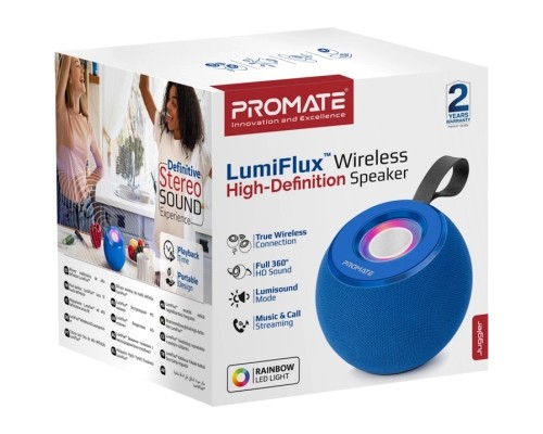 Акустична система Promate Juggler Blue (juggler.blue) 