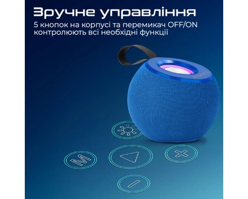 Акустична система Promate Juggler Blue (juggler.blue) 