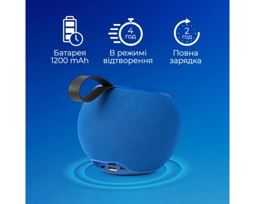Акустична система Promate Juggler Blue (juggler.blue) 