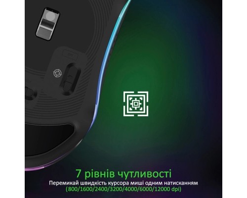 Мишка Vertux Phoenix USB Black (phoenix.black)
