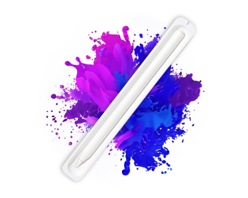 Стилус AirOn AirSens with charging case white for iPad (6126755813229)