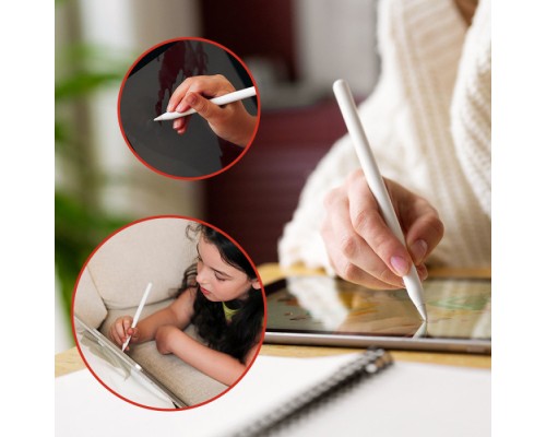 Стилус AirOn AirSens with charging case white for iPad (6126755813229)