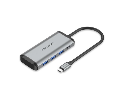 Концентратор Vention USB 3.1 Type-C to 3хUSB 3.0/TF/SD/PD 87W 6-in-1 (TGRHB)