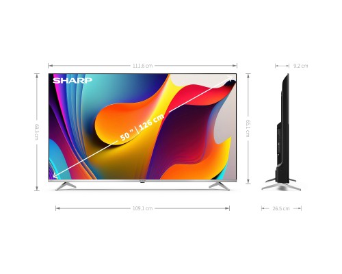 Телевізор Sharp 50FP1EA (4T-C50FP1EL2AB)