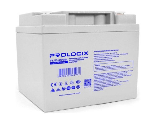 Батарея до ДБЖ Prologix 12V - 45Ah GEL (PL12-45GEL) 