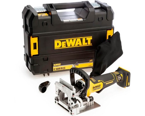 Фрезер DeWALT ламельний, XR Li-Ion 18 В, 8000 об/хв, фрези 102 мм, TSTAK (без АКБ та ЗП) (DCW682NT)