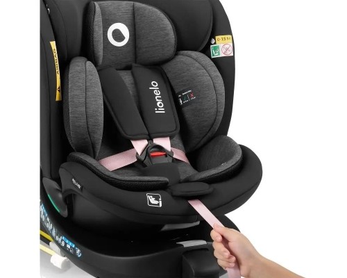 Автокрісло Lionelo Navy I-Size Black Pink (LO-NAVY I-SIZE BLACK PINK)