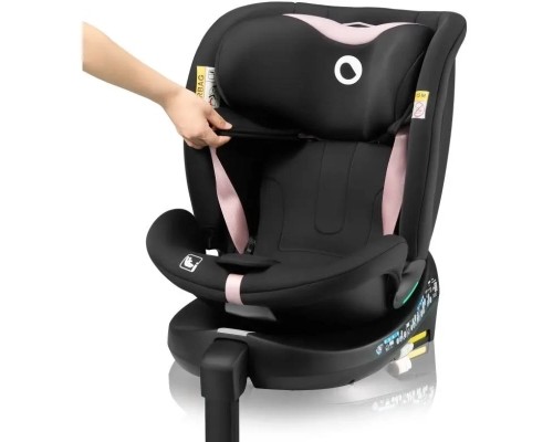 Автокрісло Lionelo Navy I-Size Black Pink (LO-NAVY I-SIZE BLACK PINK)