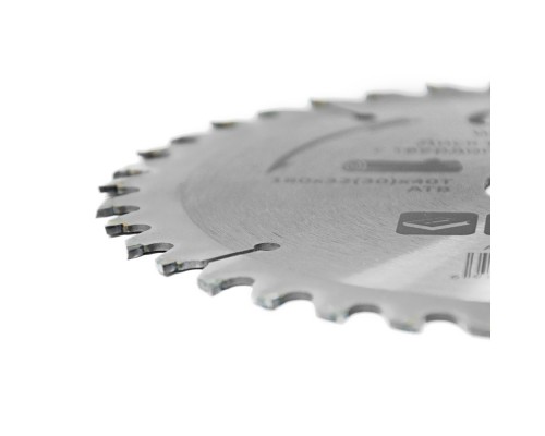 Диск пильний Grad по дереву з твердосплавними напайками Ø180×32(30)×40Т, 8000об/хв GRAD (1957645) (1957645)