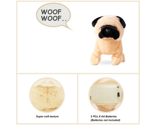 Інтерактивна іграшка Pugs at Play Мопс Peanut (ST-PAP28)