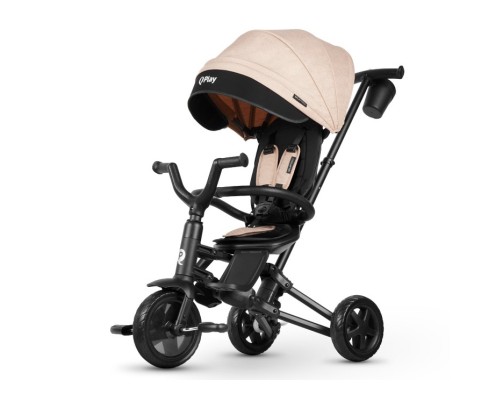 Дитячий велосипед QPlay Nova Niello складаний триколісний Beige (S700-12Nova+EvaBeige)