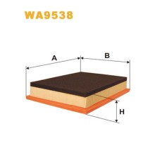 Повітряний фільтр для автомобіля Wixfiltron WA9538
